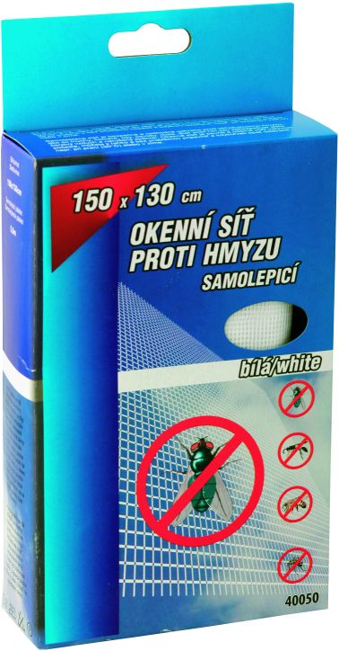 Sieť okenná 150x90 cm biela