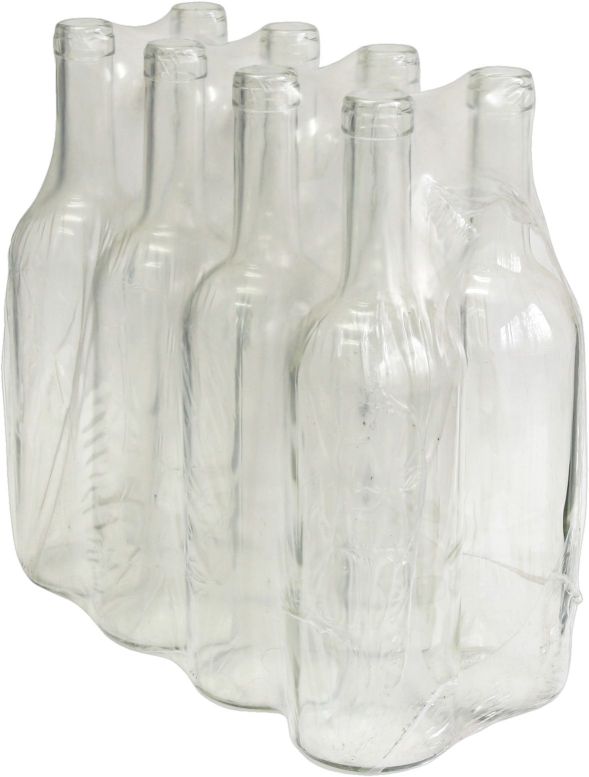 Fľaša na víno 0,75 l biela