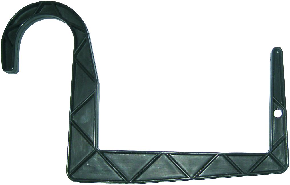 Držák truhlíku trubka kratší 12 cm hnědý