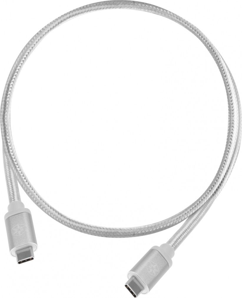USB USB-C Silverstone Cable-USB-C 1 M WHITE (52037)