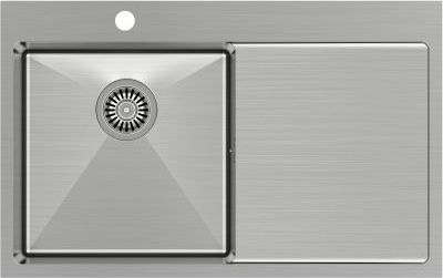 Quadron Russel 111 Steelq Sink Stored Steel