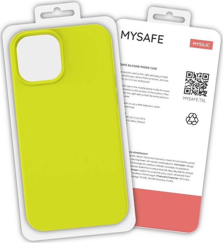 Mysafe mysafe silikonový pouzdro Samsung Galaxy S21 Ultra žlutá krabice