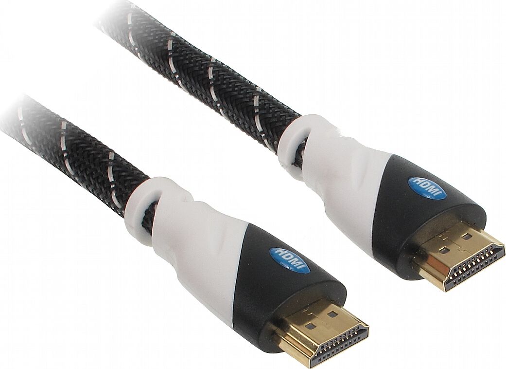 HDMI - HDMI kábel 15m strieborný (HDMI-15-PP)