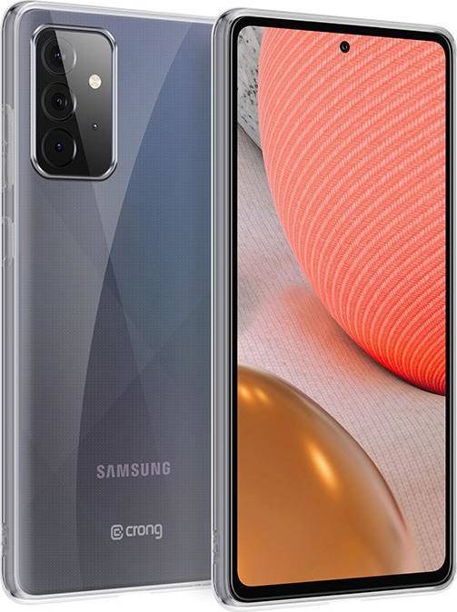 Crong Crong Crystal Slim Cover – pouzdro pro Samsung Galaxy A72 (průhledné)