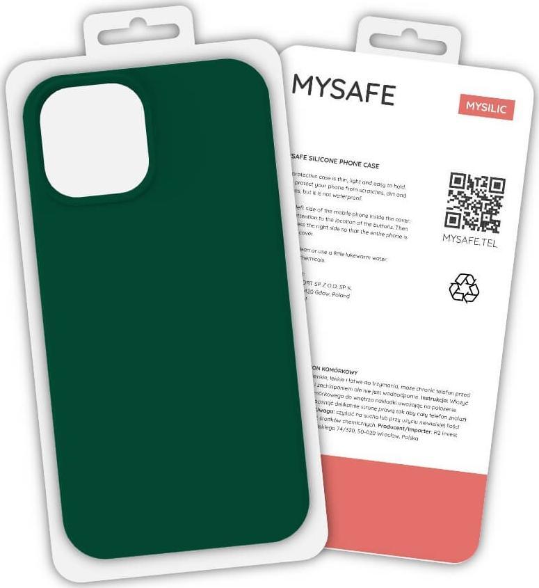 Mysafe mysafe silikonový pouzdro Samsung Galaxy A72 5G Tmavě zelená krabice