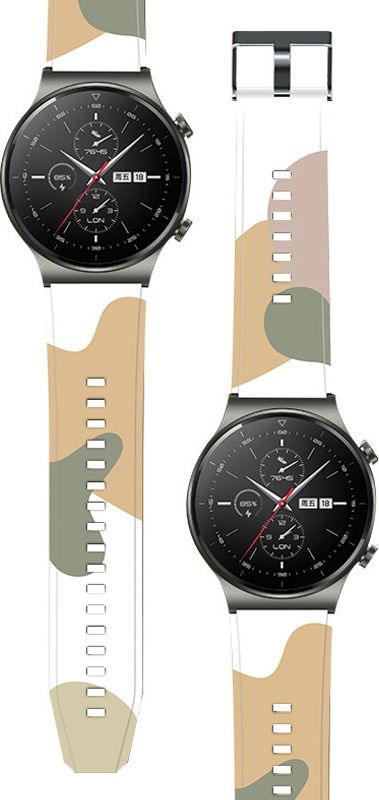 Hurtel Strap Camo náramek pro Huawei Watch GT2 Pro Silikonový řemínek Camo Watch náramek (7)