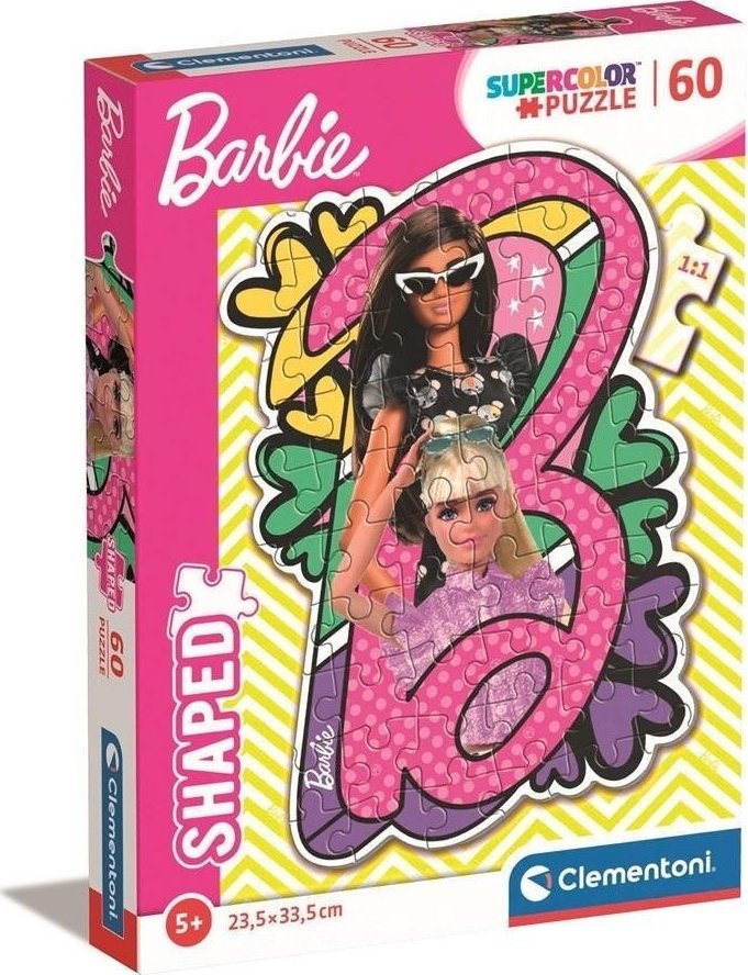 Puzzle 60 dielikov v tvare Barbie