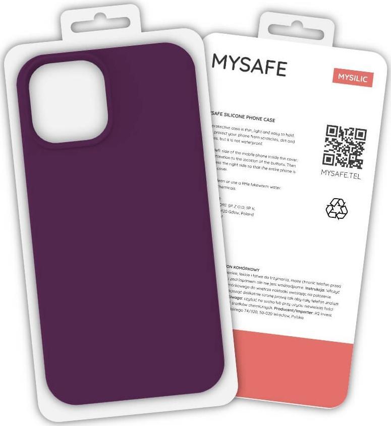 Mysafe MYSAFE SILIKONOVÉ POUZDRO SAMSUNG GALAXY A72 5G PLUM BOX