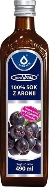 Oleofarm Aronia Vital šťáva 100% 490 ml