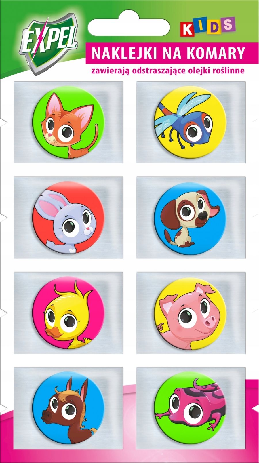 Bros EXPEL KIDS - samolepky proti komárom 8 ks.