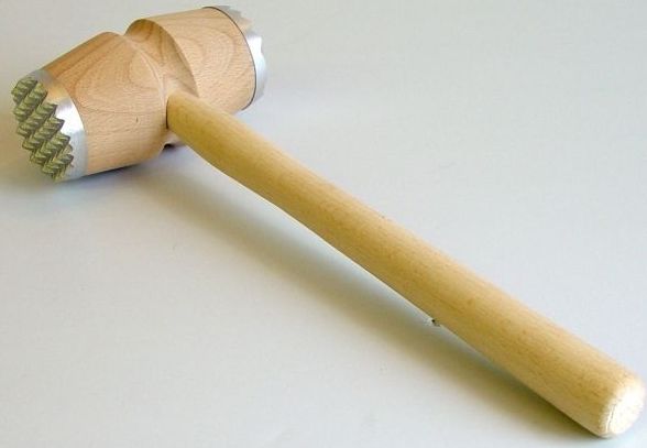 Palička na mäso malá s kovom
