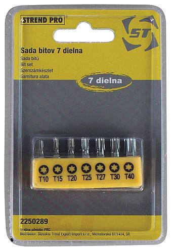 Bity súprava 7 ks-PH-0-1-2-3, PZ-1-2-3