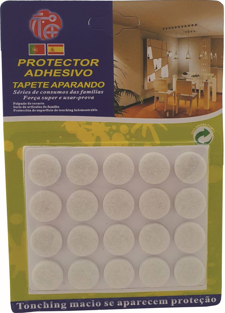 Chrániče samolepiace 20 ks filcové okrúhle
