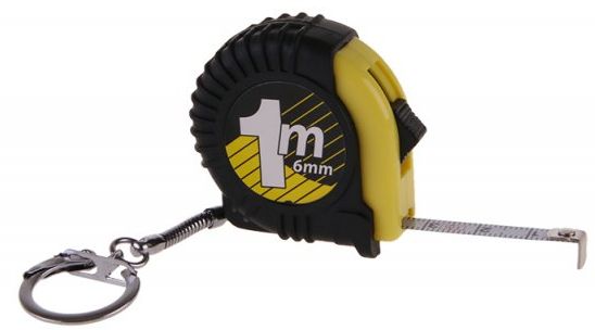 Meter zvinovací 1 m mini prívesok
