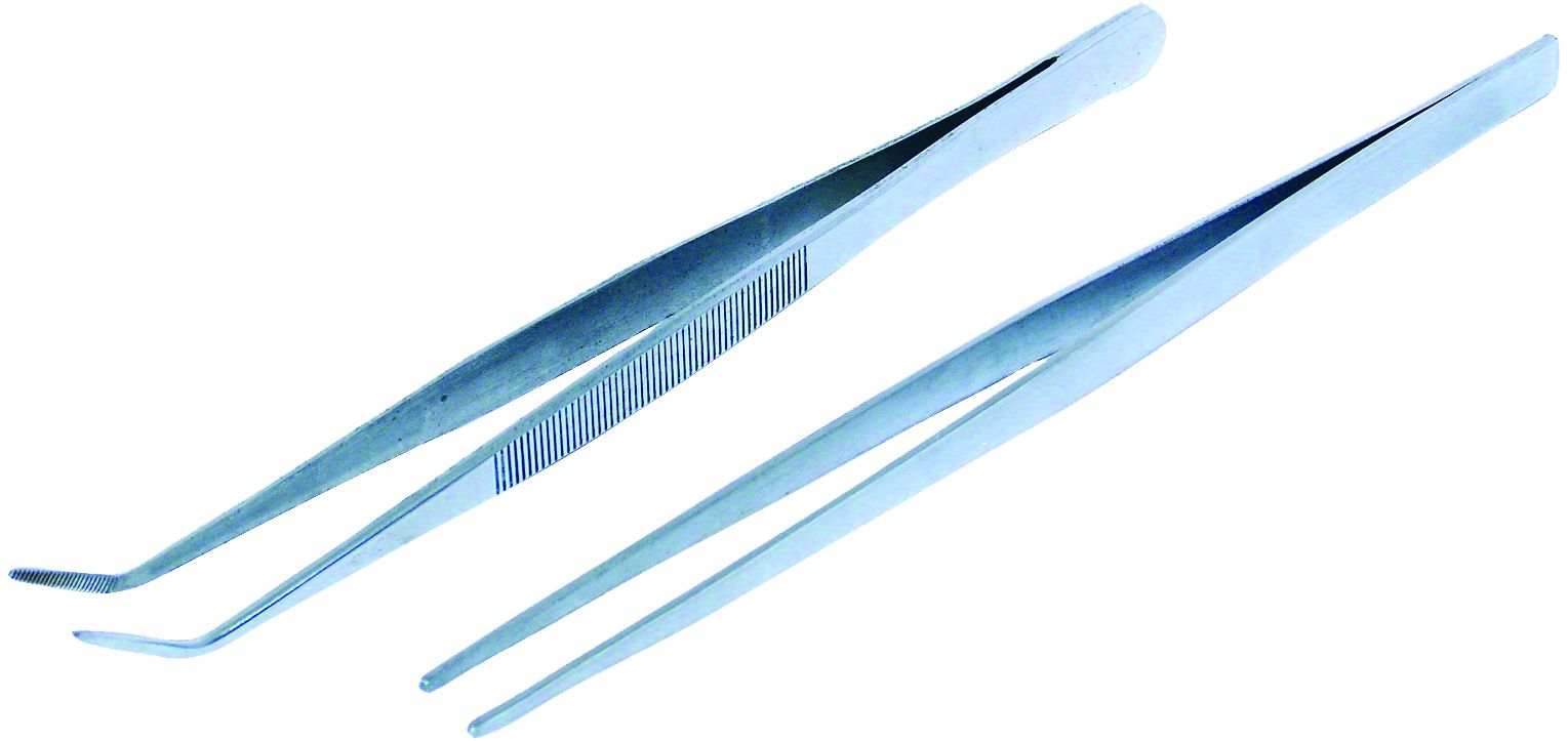 Pinzeta nerez 2 ks