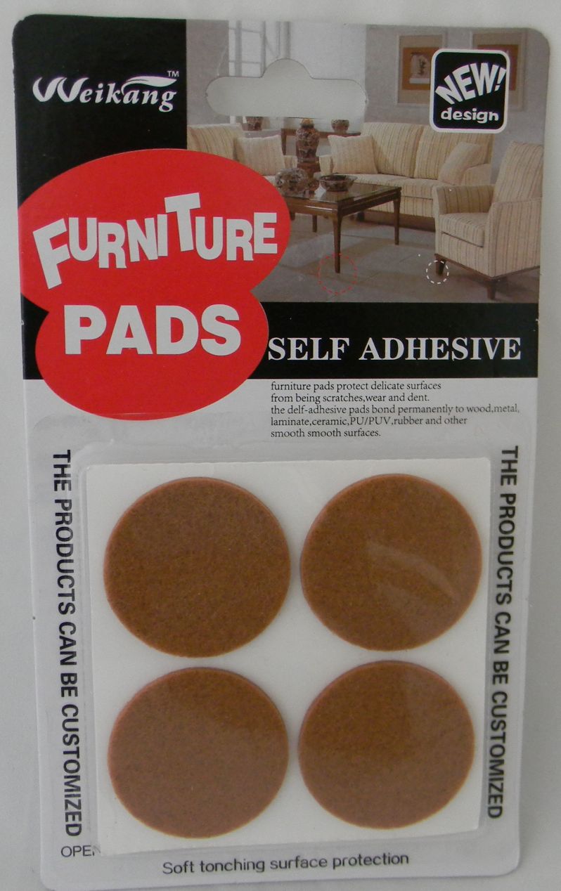 Chrániče samolepiace 8 ks filcové okrúhle 4 cm