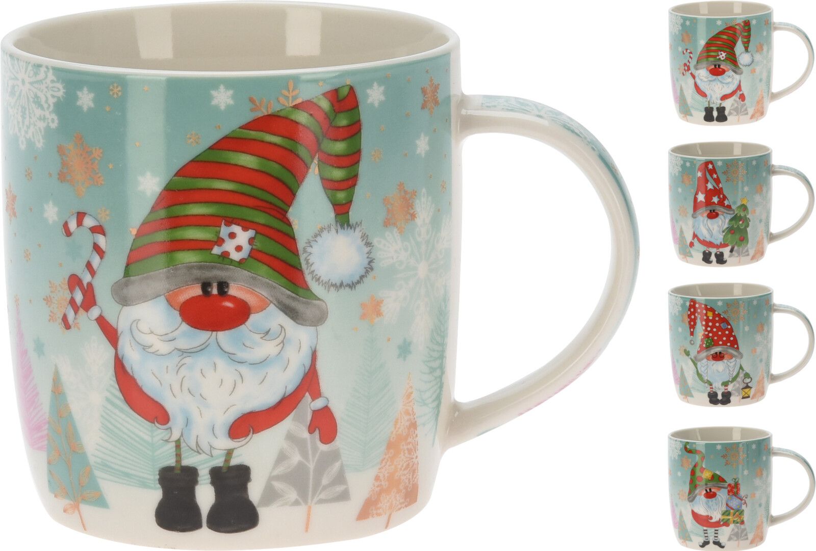 Hrnček 370 ml vianočný motív porcelán