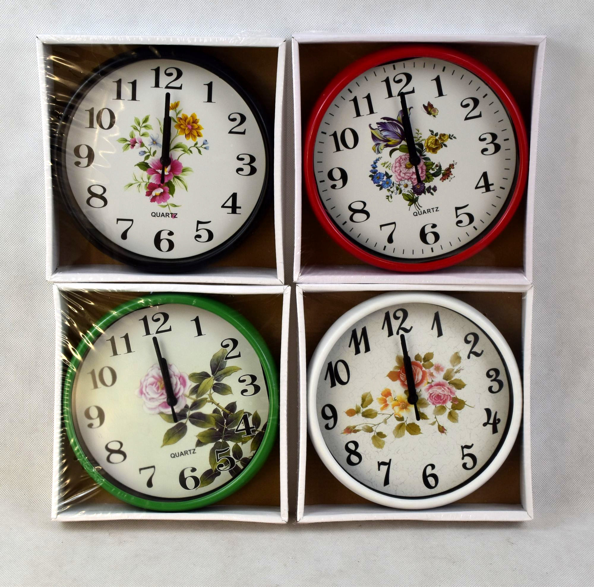 Hodiny nástěnné dekor 20 cm