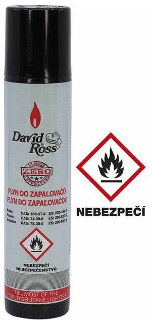 Plyn do zapaľovača 90 ml David Ross
