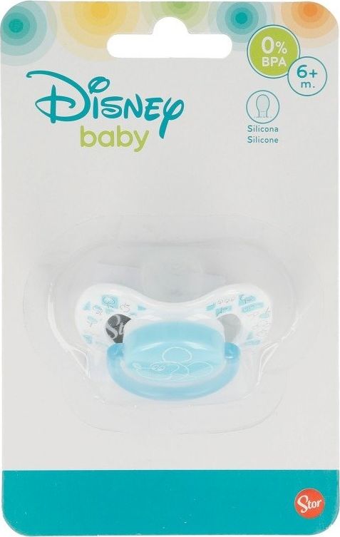Mickey Mouse - Smocek silikónový 6 m+ uniwersalny