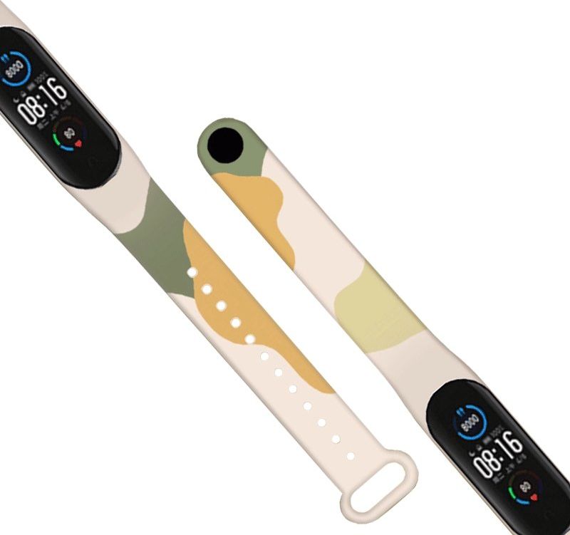 Hurtel Strap Moro náramek pro Xiaomi Mi Band 6 / Mi Band 5 silikonový řemínek Camo Watch náramek (10)