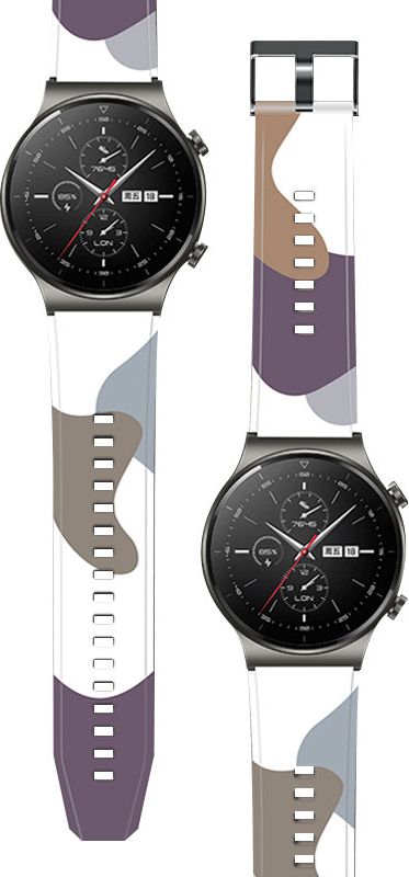 Hurtel Strap Camo náramek pro Huawei Watch GT2 Pro Silikonový řemínek Camo Watch náramek (10)