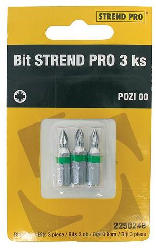 Bit Strend Pro S2 krížový PZ2 3 ks