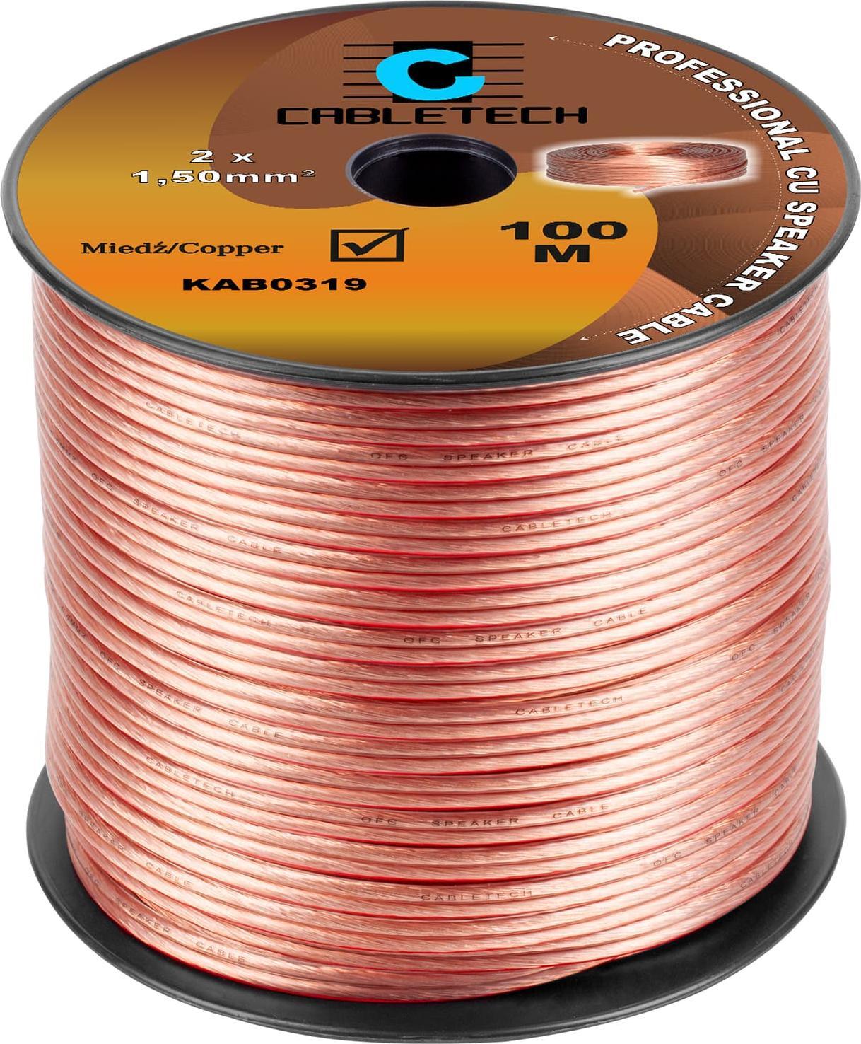 Kabel kabelu 1,5 mm reproduktoru