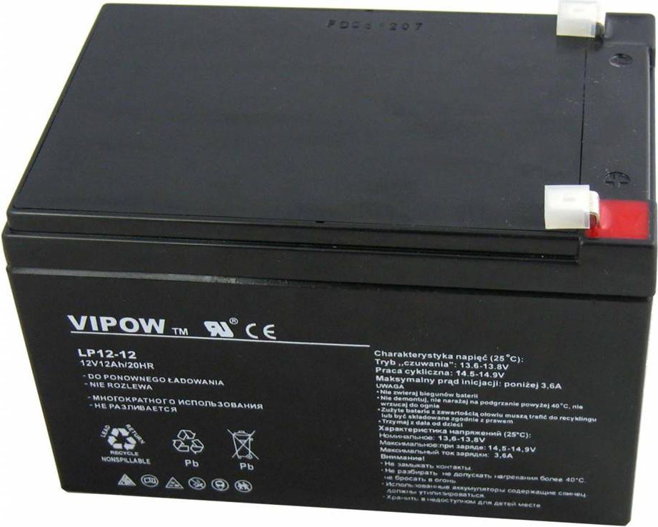 VIPow Batéria 12V/12Ah (BAT0216)