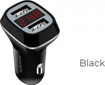 Borofonová nabíječka 2x USB-A 2,4 A (BFO-BZ3-B)
