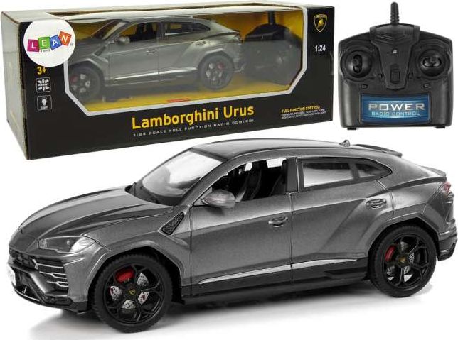 Import Leantoys Auto R/C 1:24 Lamborghini Urus Black 2,4 g světlo