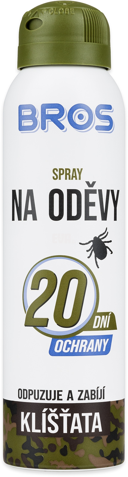 Sprej proti kliešťom na odevy Bros 90 ml