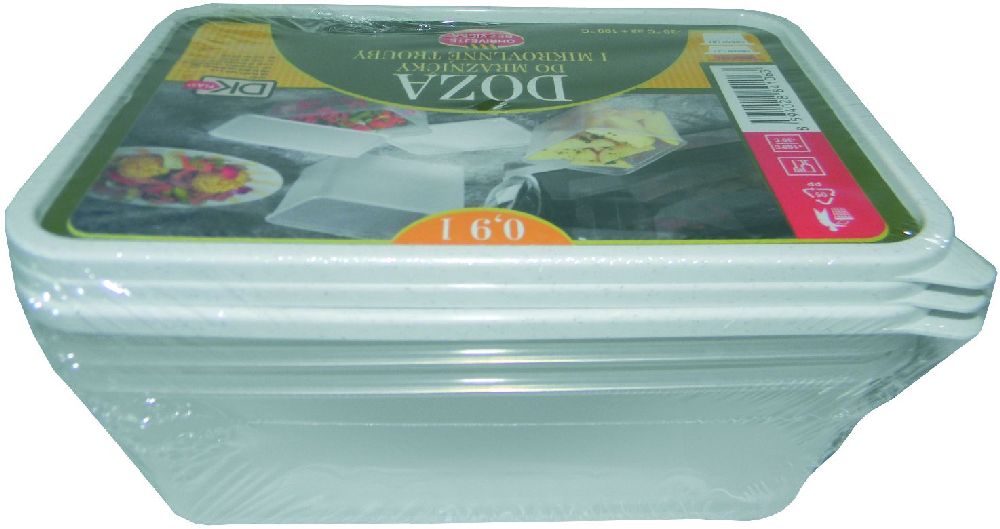 Dóza na potraviny do mrazničky 900 ml 3 ks