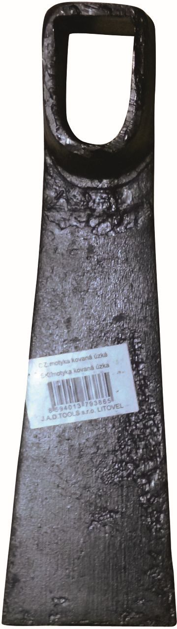 Motyka kovaná úzka na zemiaky čierna