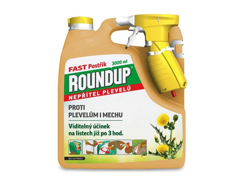 Postrek Roundup Fast bez glyfozátu 3 l rozprašovač
