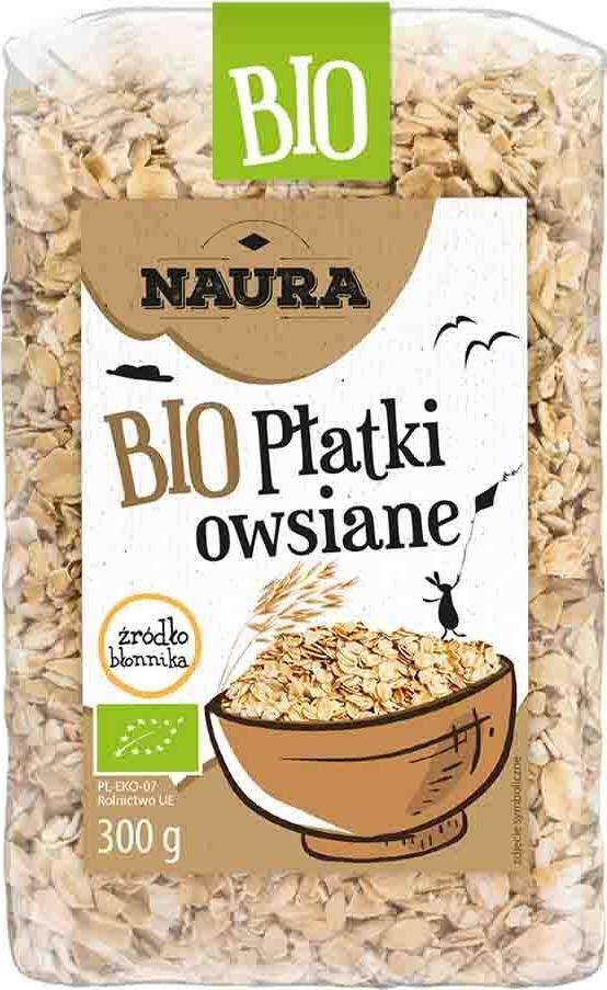 Naura Bio ovesné vločky 300g