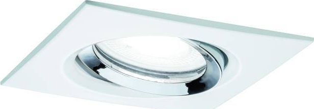 Paulmann Built -in Binding Nova Plus IP65 Moviable 1x6W 230V4000K GU10 51mm White Mat Chrome/Aninum