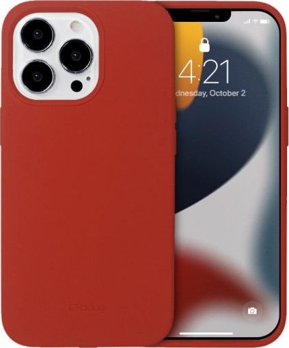 Barevný kryt Crong Crong – obal na iPhone 13 Pro (červený)