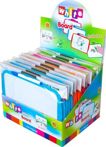 Keyroad KEYROAD DRY ERASE BOARD S MARKEREM 25X18CM MIX