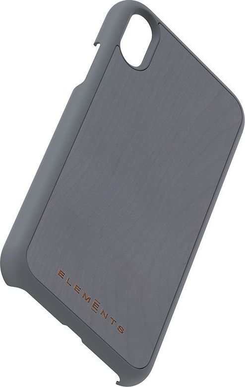 Nordic Elements Nordic Elements Original Gefion – obal na iPhone Xr s pravým javorovým dřevem (středně šedý)