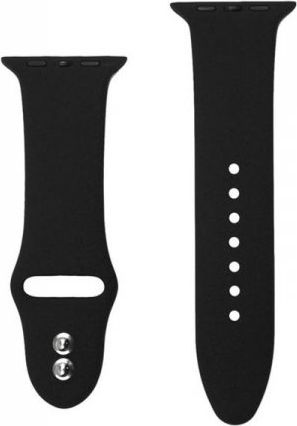 Kapalný řemínek Crong Crong – Řemínek Apple Watch 42/44 mm (černý)