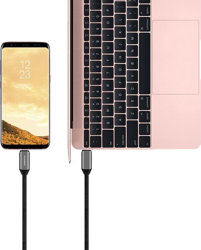 Momax USB-C – USB-C kabel USB 1 m černý (36317-uniw)
