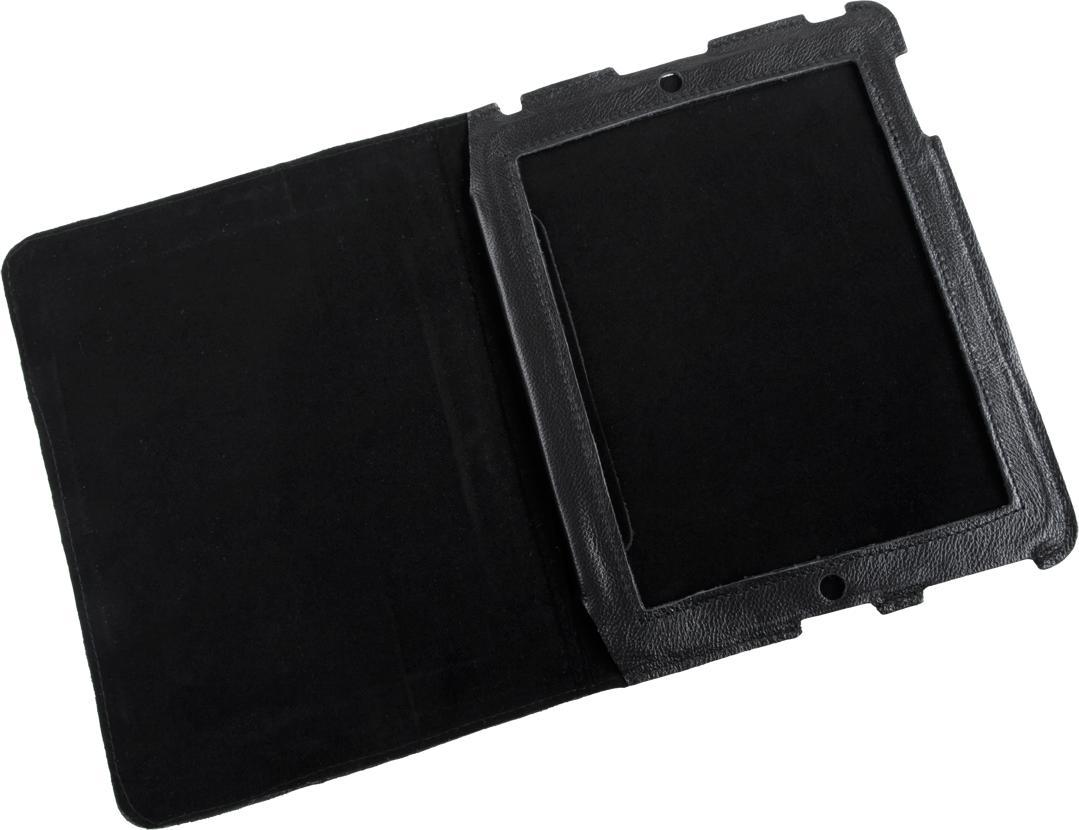 Pouzdro na tablet Quer Pouzdro určené pro Apple iPad 2, přírodní černá kůže