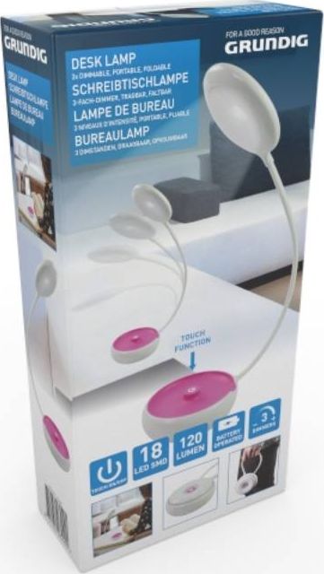 Grundig Růžová stolní lampa (8711252032290Pink)