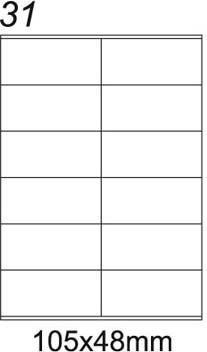Emerson Label 105x48 (eta4105x048w)