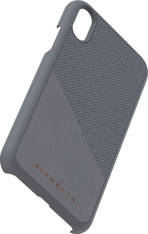 Nordic Elements Nordic Elements Original Helium – obal na iPhone Xr s pravým javorovým dřevem (středně šedý)
