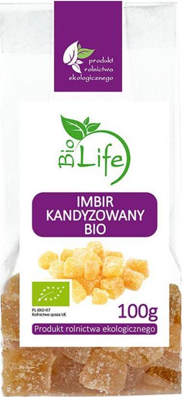 BIO LIFE Kandizovaný zázvor 100g EKO Bio Life