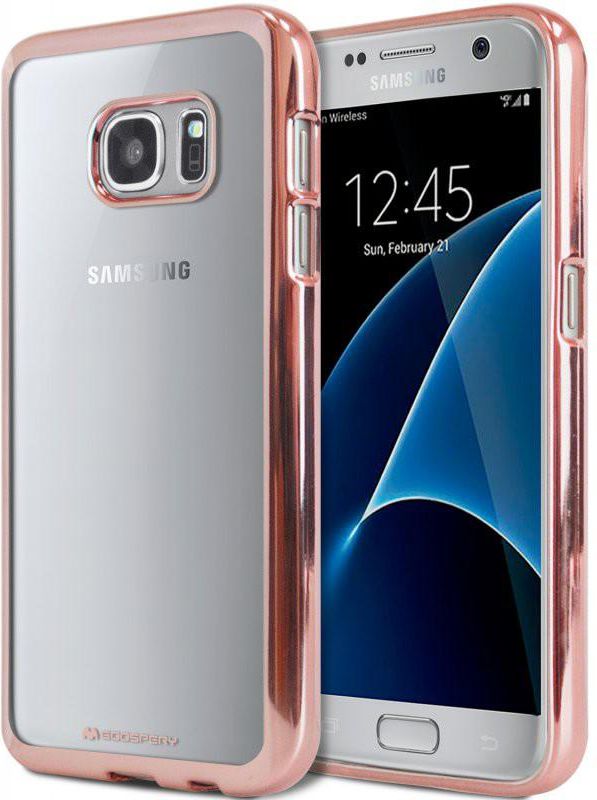 Pouzdro Mercury Ring 2 pro Samsung Galaxy S7 Edge Rose Gold (RS-S7E-RG)