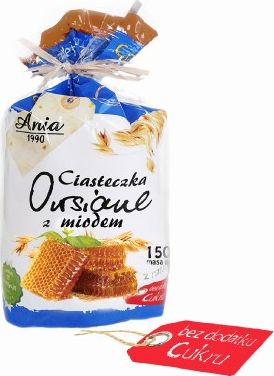 Ania Ovesné sušenky s medem 150g