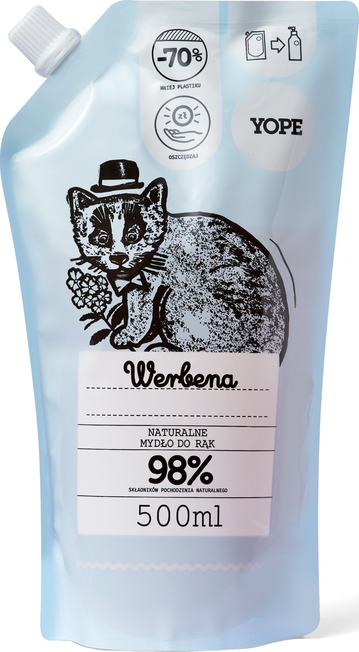 Yope Verbena tekuté mýdlo 500 ml - náhradní balení